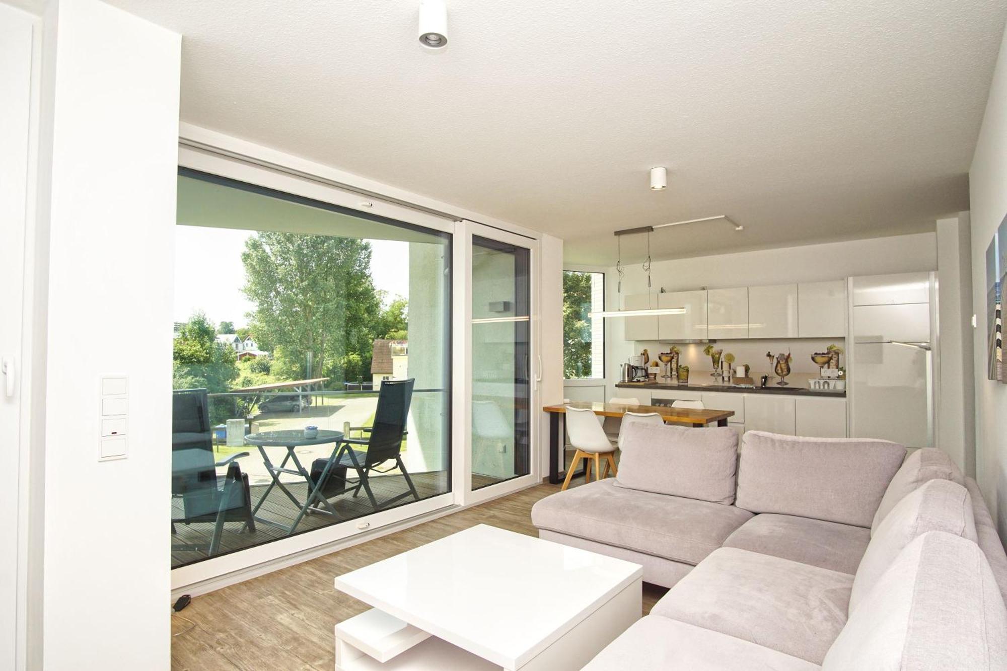 Haus Hafenkieker Fewo 08 - Balkon, Hafenblick Putbus Eksteriør billede